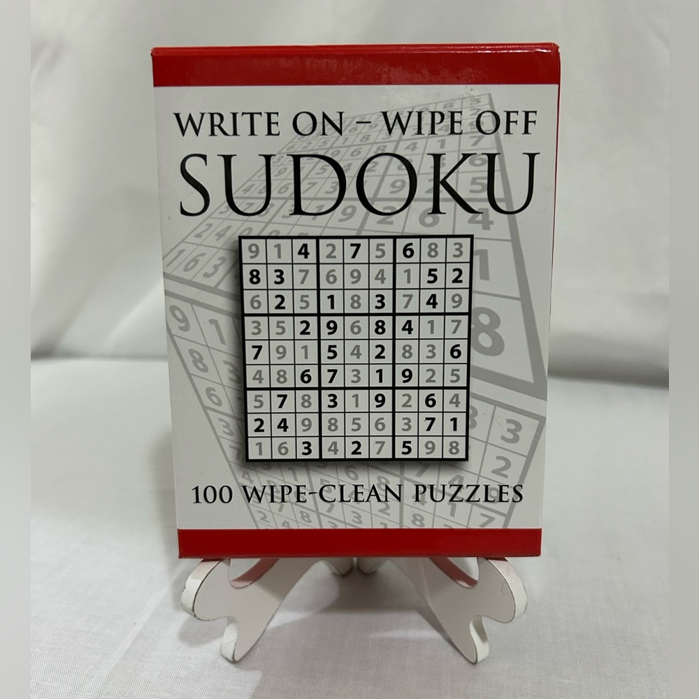 Write On-Wipe Off Sudoku Puzzle Book